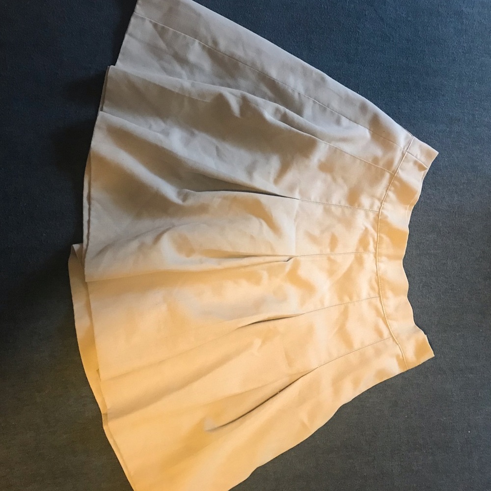 Khaki Parker school skirt